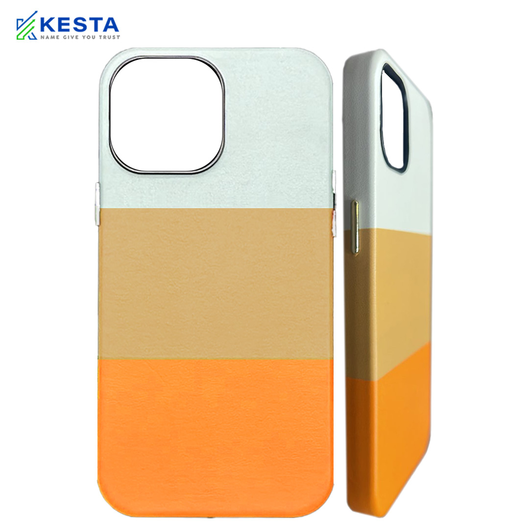 iPhone 12 Tri Color Orange Case